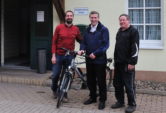 Radelnder Kandidat (Foto: privat)