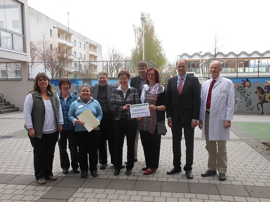 Besuch im Krankenhaus (Foto: privat)