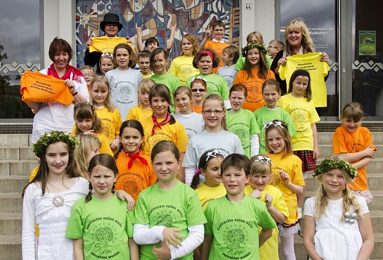 Chor der Grundschule (Foto: Michael Caspari (Blitzlicht-Nordhausen.de))