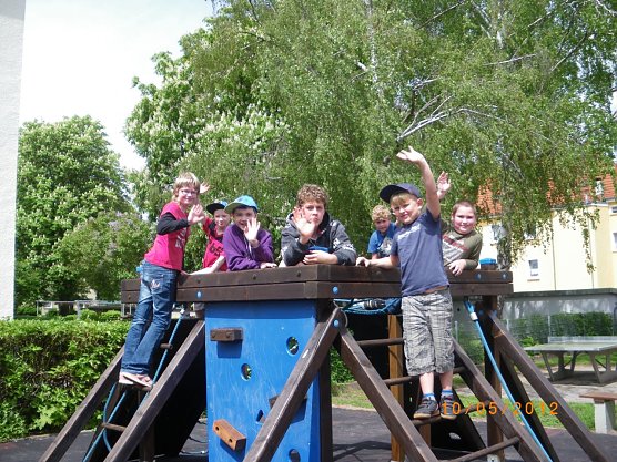 Neues Klettergerüst (Foto: privat) Neues Klettergerüst (Foto: privat)