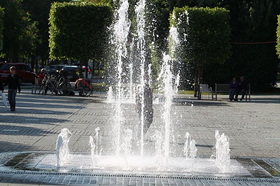 Wasserspiele (Foto: B. Winter)