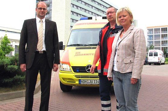 Besuch am Krankenhaus (Foto: psv)
