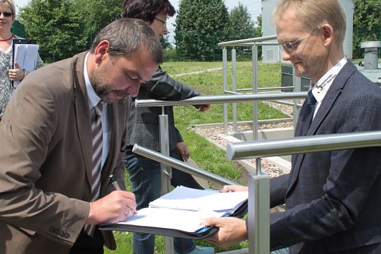 Hochbeh&auml;lter abgenommen (Foto: privat)