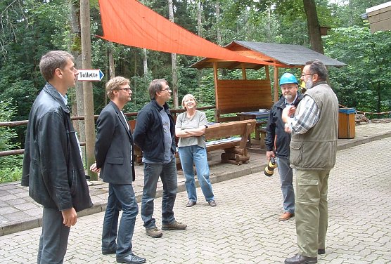 Besuch an der Langen Wand (Foto: privat)