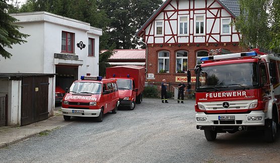 "Großaufgebot in Krimderode (Foto: nnz) "Großaufgebot in Krimderode (Foto: nnz)
