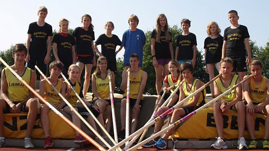 Hochgesprungen (Foto: M. R&auml;cke)