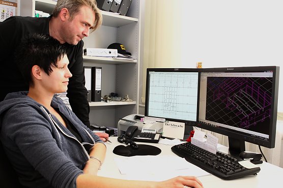 Heiko Jahr, Carolin Schmidt (Foto: HABAU) Heiko Jahr, Carolin Schmidt (Foto: HABAU)