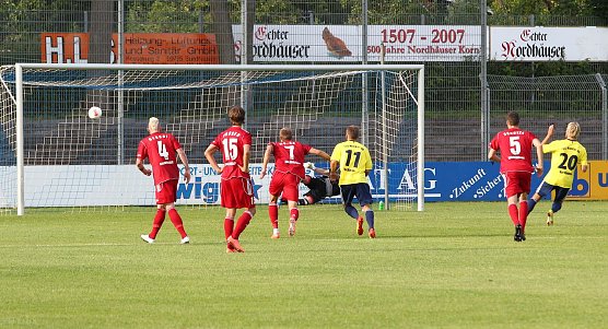 Das 1:0 gegen Halberstadt (Foto: nnz) Das 1:0 gegen Halberstadt (Foto: nnz)