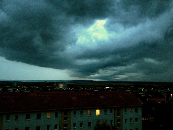 Unwetter im Anmarsch (Foto: N. Jahn)