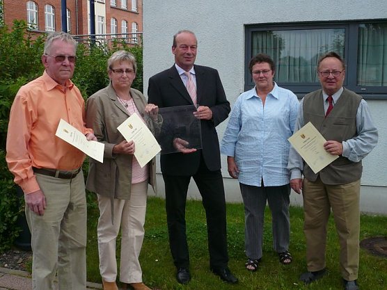 Landrat und "sch&ouml;ne" D&ouml;rfer (Foto: pln)