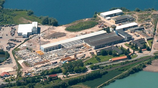 Blick auf der Werksgel&auml;nde in Heringen (Foto: HABAU)