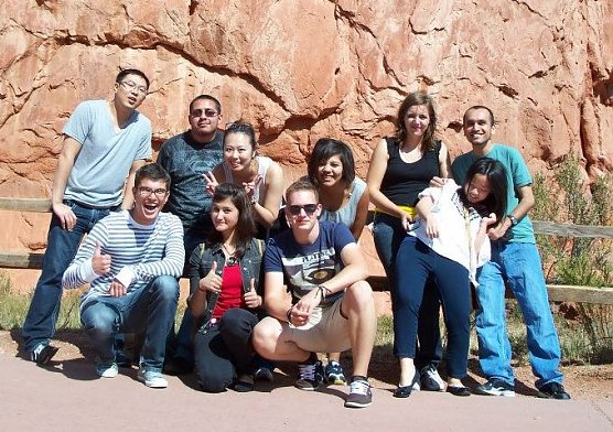 Tobias K&ouml;cher, erste Reihe, dritter von links (Foto: privat)