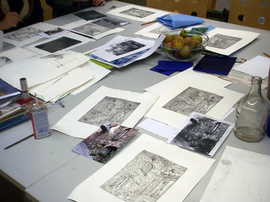 Neuer Kurs bei Jürgen Rennebach (Foto: Jugendkunstschule) Neuer Kurs bei Jürgen Rennebach (Foto: Jugendkunstschule)