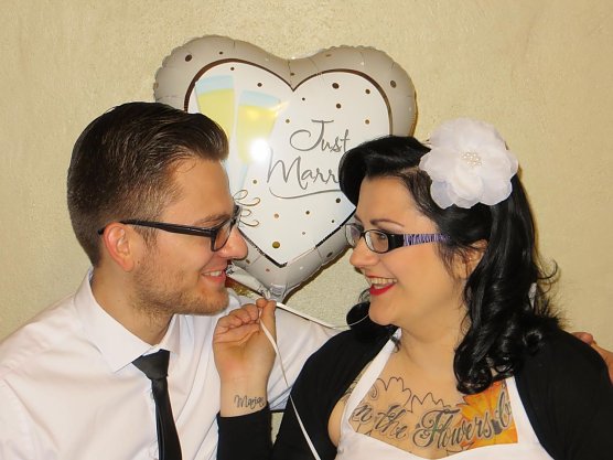 Geheiratet (Foto: T. Fischbach)