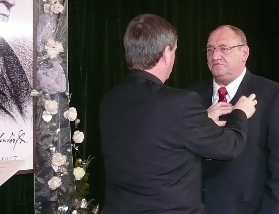 Auszeichnung f&uuml;r Egon Primas (Foto: privat)