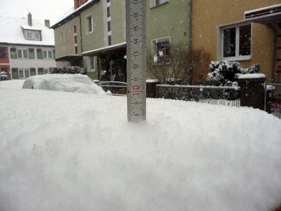 Erste Messung (Foto: nnz)