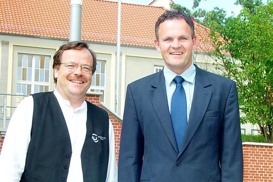 Pr&auml;sident und Rektor (Foto: Schelenhaus)