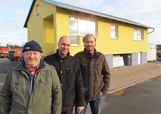 Das Team der Abfallstation der Nordh&auml;use Stadtwerke (Foto: Bachmann)
