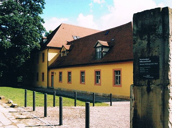 Wielandgedenkst&auml;tte in O&szlig;mannstedt (Foto: H. Kneffel)