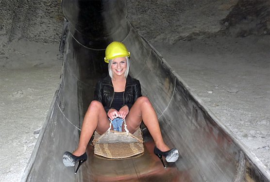 Models im Bergwerk? (Foto: Karl-Heinz Herrmann) Models im Bergwerk? (Foto: Karl-Heinz Herrmann)