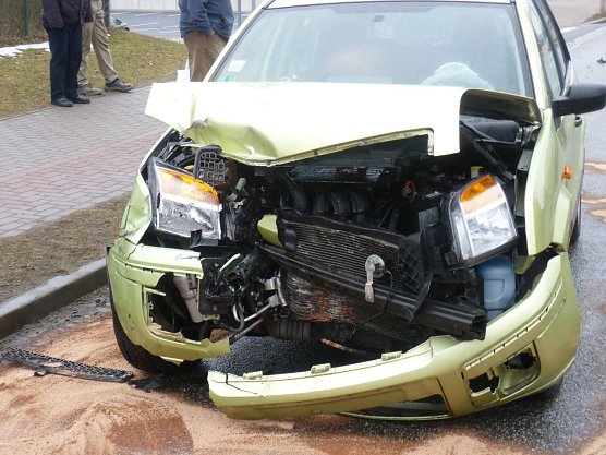 Unfall in Sollstedt (Foto: LPI)