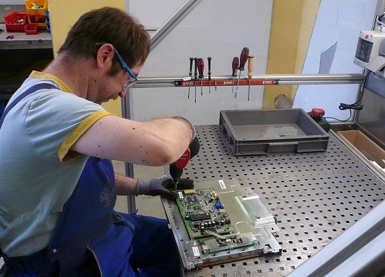 Demontiert (Foto: J. Piper)