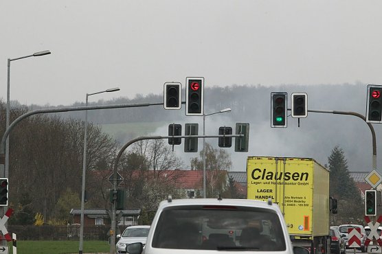 Brand in NIedersachswerfen (Foto: nnz)