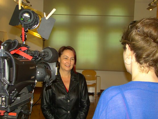 Aufzeichnung (Foto: J. Seifert)