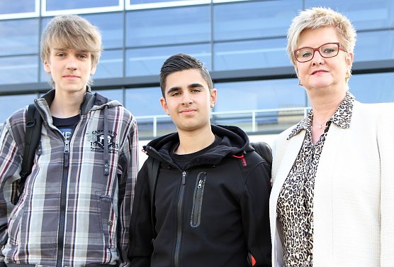 Zu Besuch im Landtag (Foto: privat)