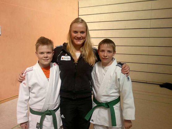 Mit einem Vorbild (Foto: privat) Mit einem Vorbild (Foto: privat)