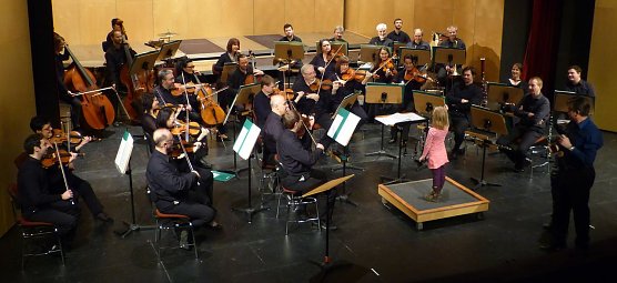 Einmal dirigieren... (Foto: B. Susemihl)