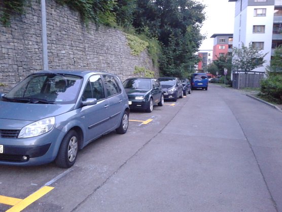 Blick auf die hintere Rautenstraße (Foto: privat) Blick auf die hintere Rautenstraße (Foto: privat)