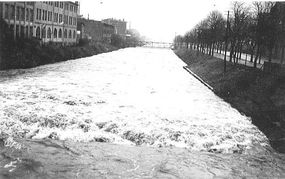 Hochwasser der Zorge 1940 (Foto: Deutsch)