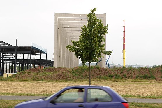 Baufortschritt an der Darre (Foto: nnz)
