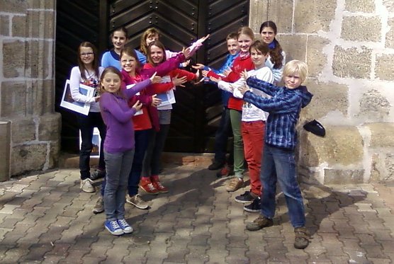 K&uuml;nftige Kirchenf&uuml;hrer (Foto: F. Tuschy)