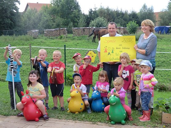 Freude bei den kleinen Entdeckern (Foto: privat) Freude bei den kleinen Entdeckern (Foto: privat)