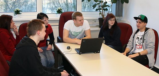 Azubis in Potsdam erstellten Website f&uuml;r Bleicher&ouml;der Sportverein (Foto: privat)