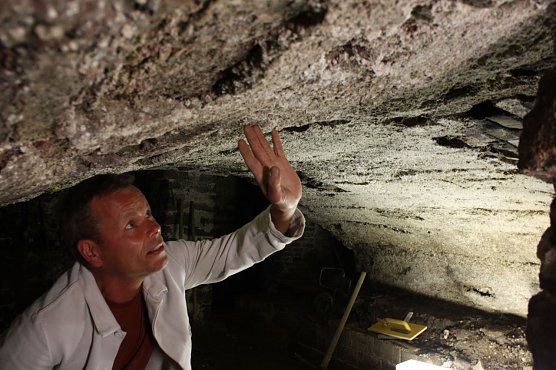 Tesch im Keller (Foto: privat) Tesch im Keller (Foto: privat)