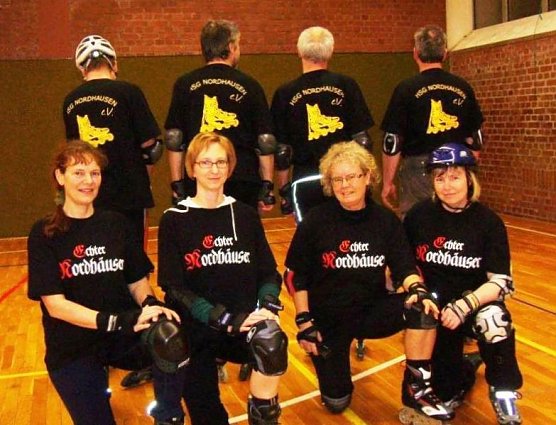 Auch die Inliner trainieren in der Halle (Foto: privat)