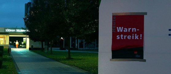 Warnstreik am S&uuml;dharz Klinikum (Foto: nnz)