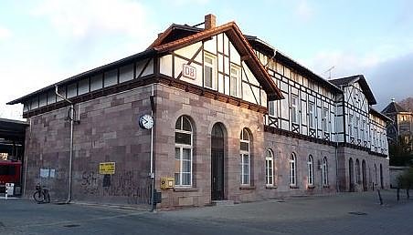 Residenzbahnhof Sondershausen... (Foto: Karl-Heinz Herrmann)