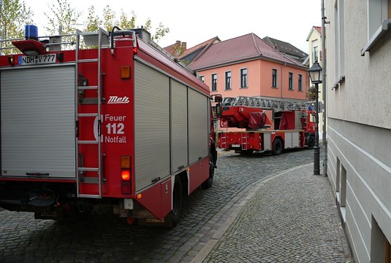 Feuer in der Domstra&szlig;e (Foto: nnz)