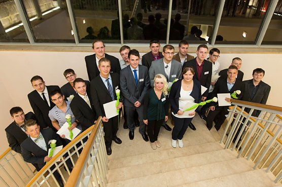 Ehrung der Besten (Foto: WAGO) Ehrung der Besten (Foto: WAGO)