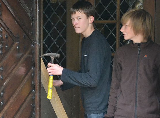Handwerker (Foto: F. Tuschy)