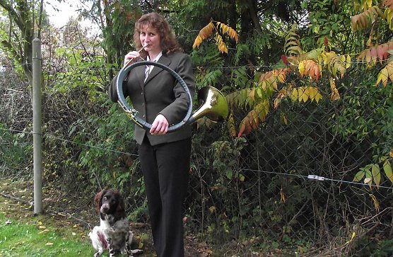 Bei Hubertus-Messe mit dabei (Foto: Kurt Frank) Bei Hubertus-Messe mit dabei (Foto: Kurt Frank)