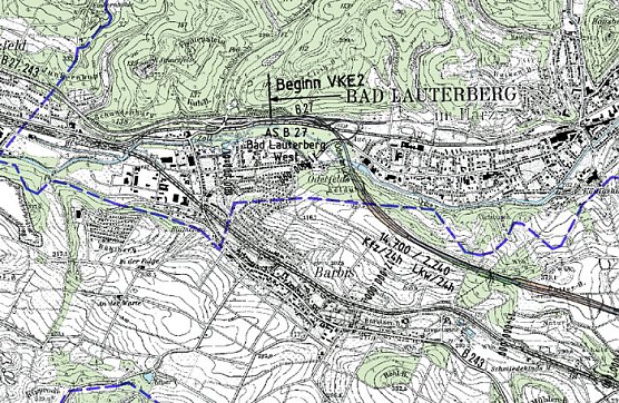 Der Trassenverlauf (Foto: Stra&szlig;enbauverwaltung Niedersachsen)