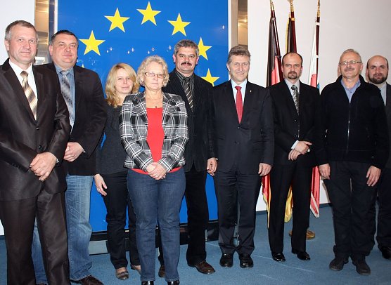 Polnische Delegation im Nordh&auml;user Rathaus  (Foto: I. Bergmann|Stadtverwaltung Nordhausen)