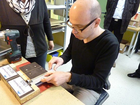 Zu Gast in den Lebenshilfe-Werkst&auml;tten (Foto: Arbeitsagentur Nordhausen)