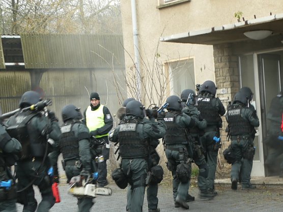 Einsatz in Worbis (Foto: Ilka K&uuml;hn)