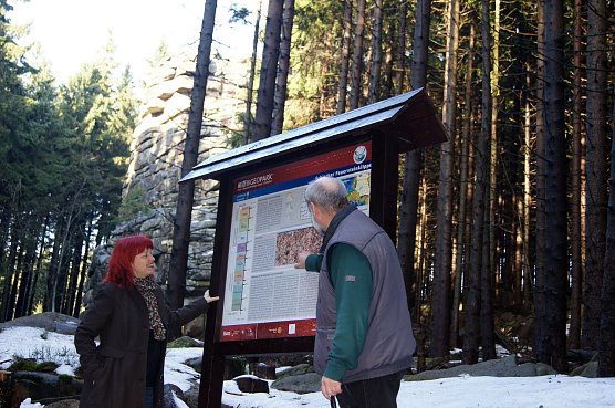 Neue Info-Tafel (Foto: Papies/Nationalpark)
